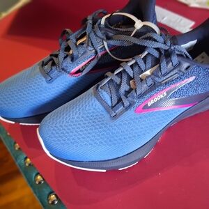 Brooks Running Shoes in Vibrant Blue and Pink